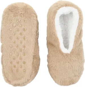 2-Pack Solid Faux Fur Slipper Socks - Soft, Warm, and Non-Slip Winter Essentials, Premium Fleece-Lined, Durable, and Stylish Socks