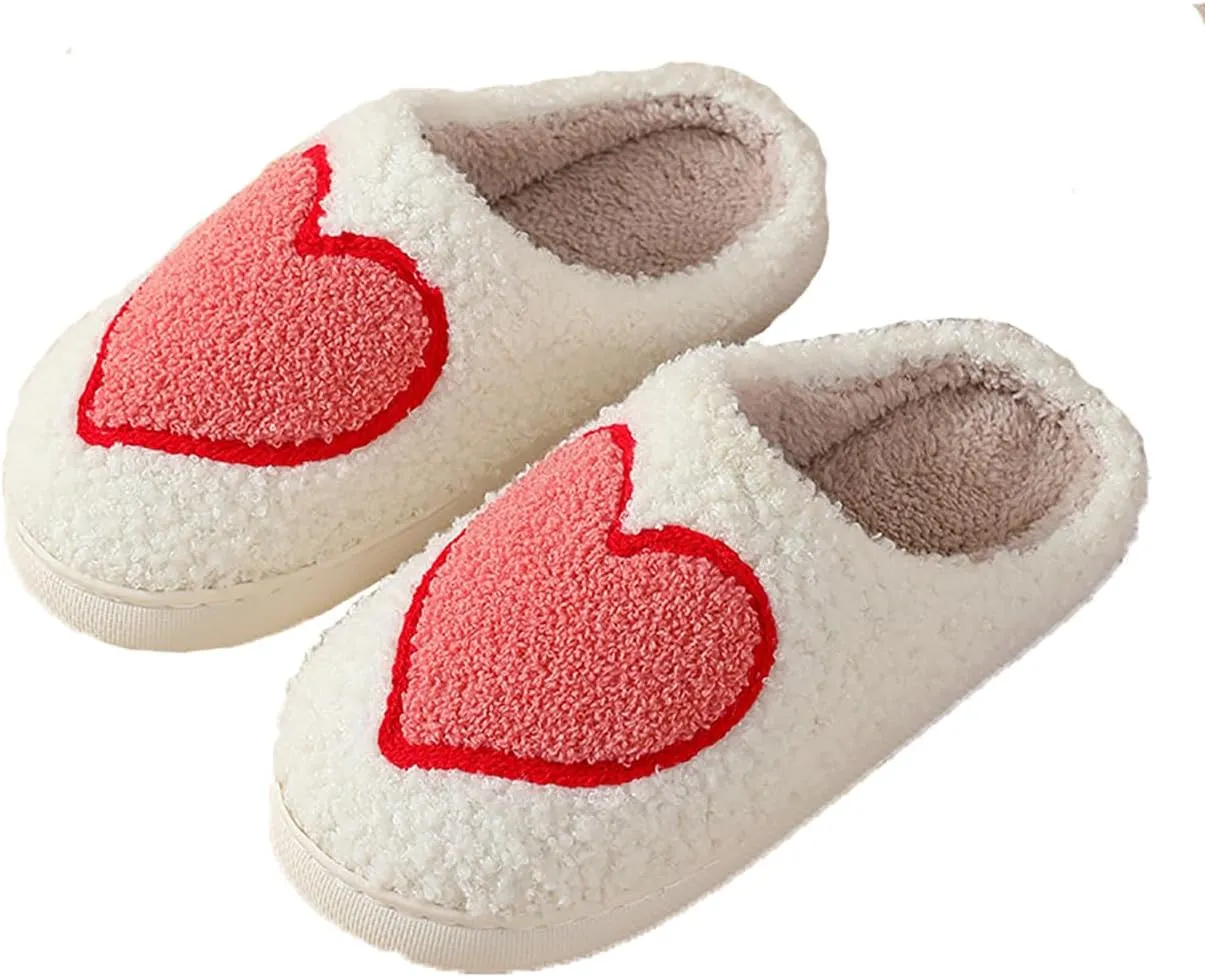 24 Years New Animal Fruit Slippers For Women Fluffy Plush Slippers Cute Cartoon House Slipper Fruit Slippers for Womens Mens Plush Soft Memory Foam House Shoes Women's Men's Cute Slippers