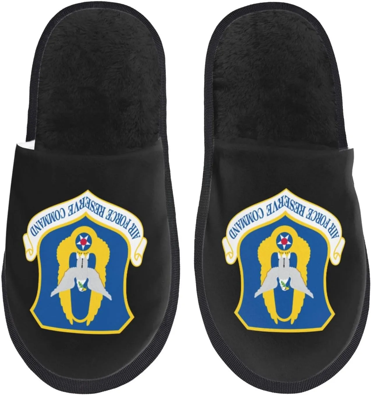 Afr Shield Slippers For Women Men Cozy Indoor And Outdoor Slip On Slippers Fuzzy House Shoes
