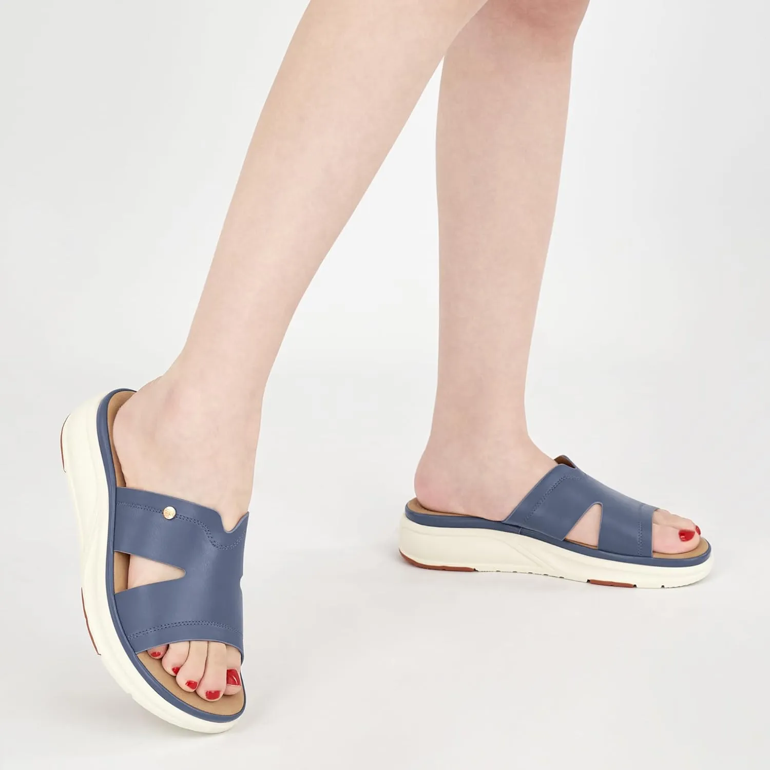 Aomigoct Dressy Sandals for Women Comfort: Summer Platform Womens Sandals 2025 - Ladies Fashion Walking Sandal Indoor Outdoor