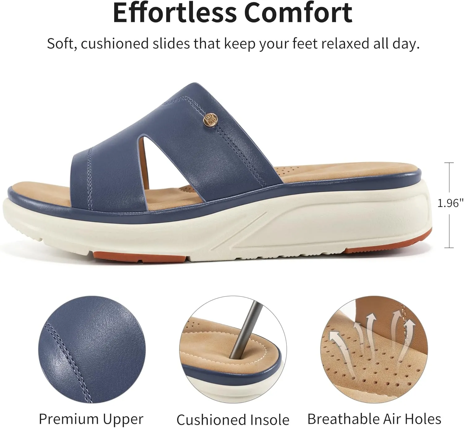 Aomigoct Dressy Sandals for Women Comfort: Summer Platform Womens Sandals 2025 - Ladies Fashion Walking Sandal Indoor Outdoor