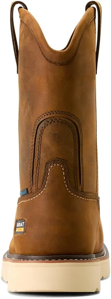 Ariat Men's Rebar Wedge Pull-on Waterproof Composite Toe Work Boot