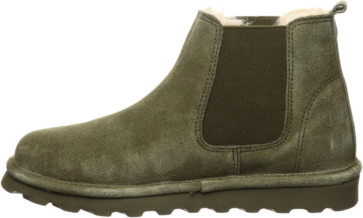 BEARPAW Women's Drew Multiple Colors | Women's Ankle Boot | Women's Slip On Boot | Comfortable Winter Boot