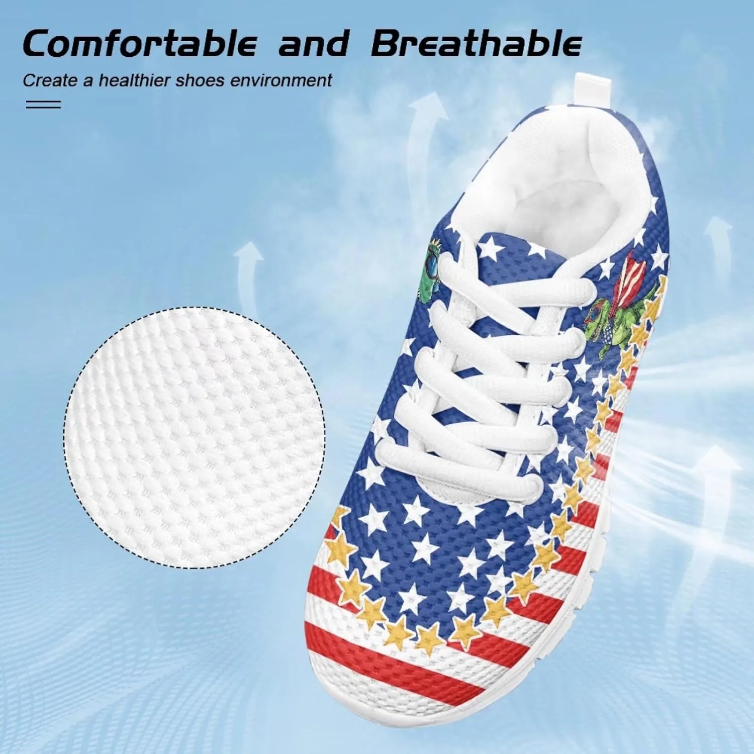 Belidome Boys Girls Kids Sneakers Knitted Mesh Sports Shoes Lightweight Breathable for Running Walking Hiking