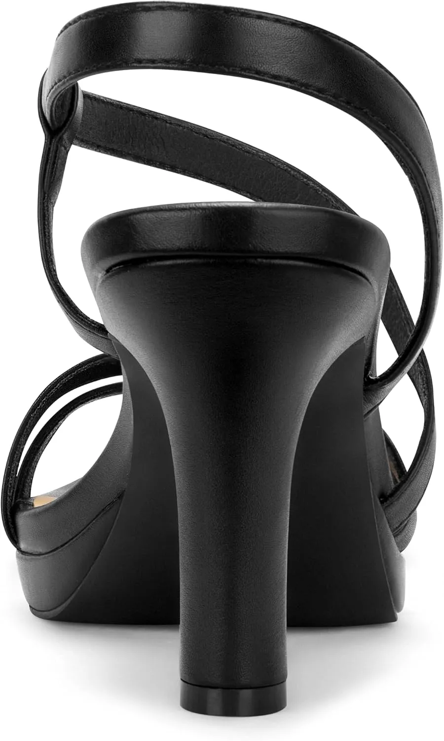 Carcuume Women's Strappy Platform Heeled Sandal,NATRACY-DD