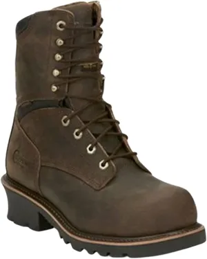 Chippewa Men's Sador Logger Waterproof Work Boot Composite Toe - 73233
