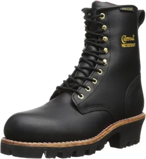 Chippewa Women's Black Waterproof Steel Toe Lace Logger Boots