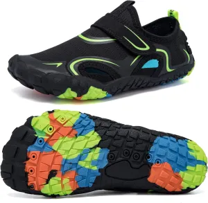 CIOR Kids Boys Girls Water Shoes Comfort Closed-Toe Sport Athletic Sandal Aqua Lightweight Walking Shoes(Toddler/Little Kid/Big Kid)