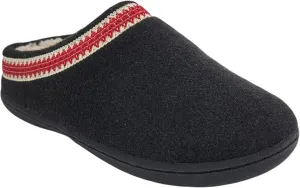 Clarks Womens Wool Felt Clog Slippers JMH1319T - Warm Cozy Plush Faux Fur Lined - Indoor Outdoor House Slipper for Women