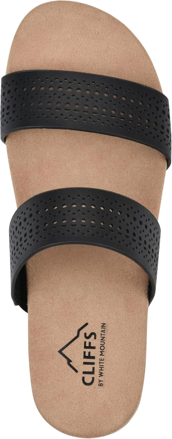 CLIFFS BY WHITE MOUNTAIN Women's Thrilled Slide Sandal