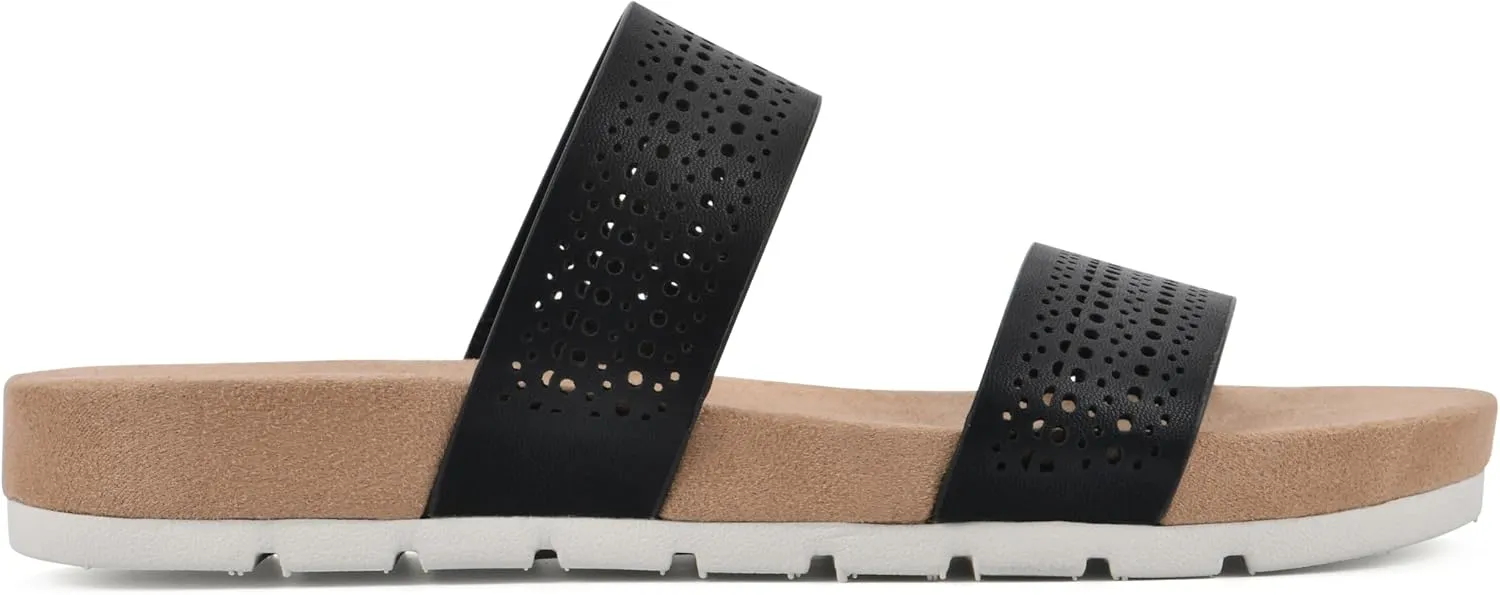 CLIFFS BY WHITE MOUNTAIN Women's Thrilled Slide Sandal
