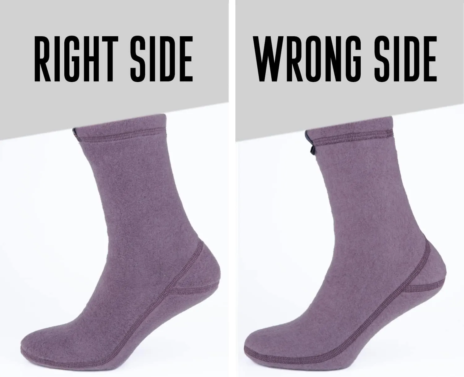 Cozy Warm Boot Liner Socks - Hiking Outdoor Sport - Polartec Fleece Winter Socks