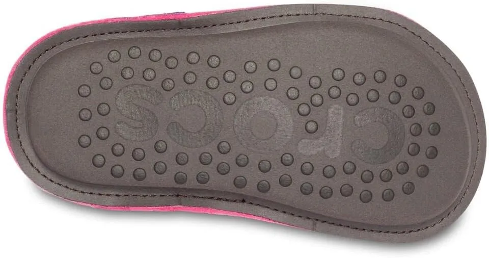 Crocs Kids' Classic Slipper | Comfortable Slip On Fuzzy Slippers for Kids