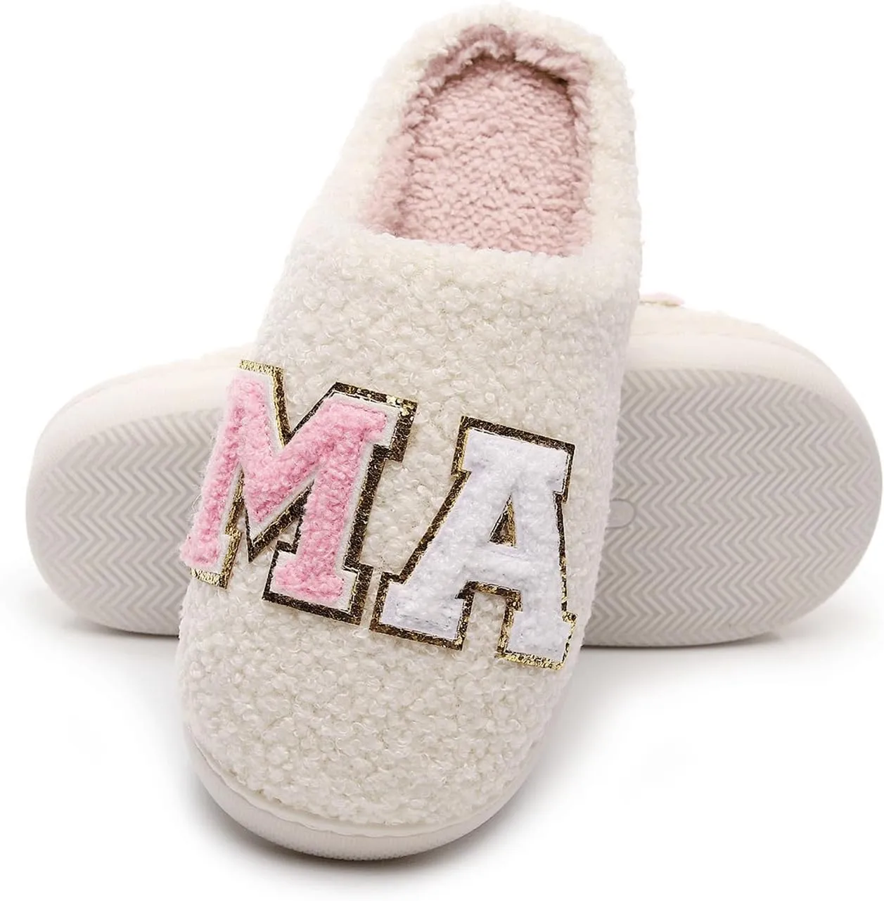 Cute Slippers for Women Fun Cute Holiday House Shoes Fluffy Warm Slipper Gifts for Adults