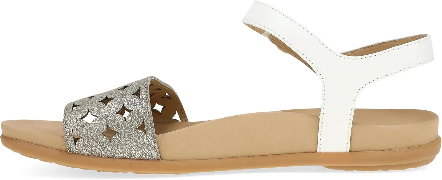 Dansko Jodie Sandal for Women - Leather Linings and Uppers for All-Day Comfort - Dual-Density EVA Footbed and Lightweight Rubber Outsole for Long-Lasting Wear