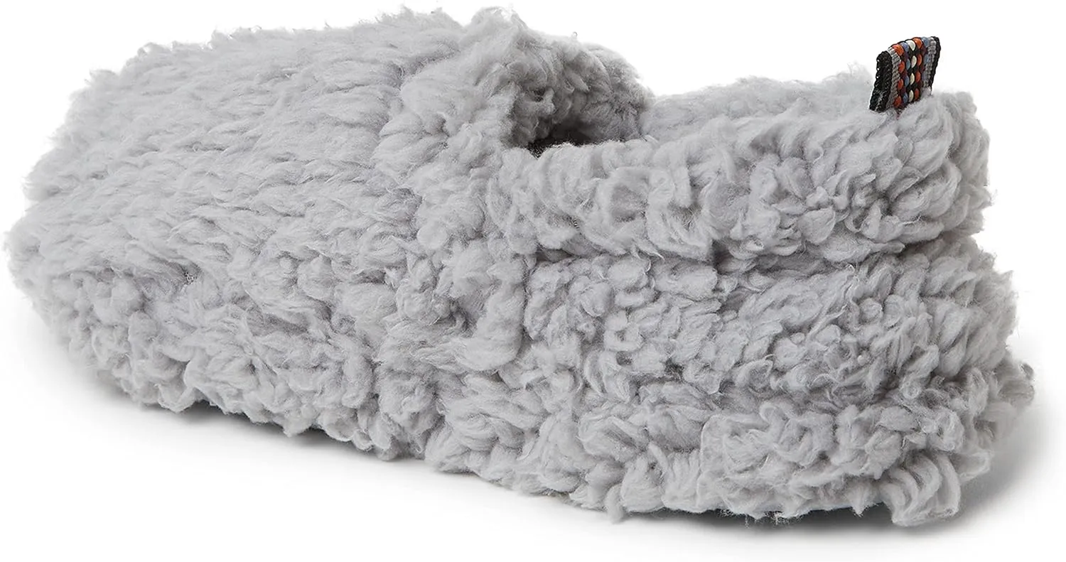 Dearfoams Kids' Washable Skye Pile Closed Back Slipper