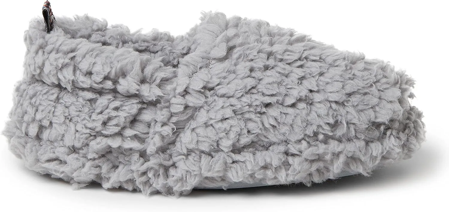 Dearfoams Kids' Washable Skye Pile Closed Back Slipper