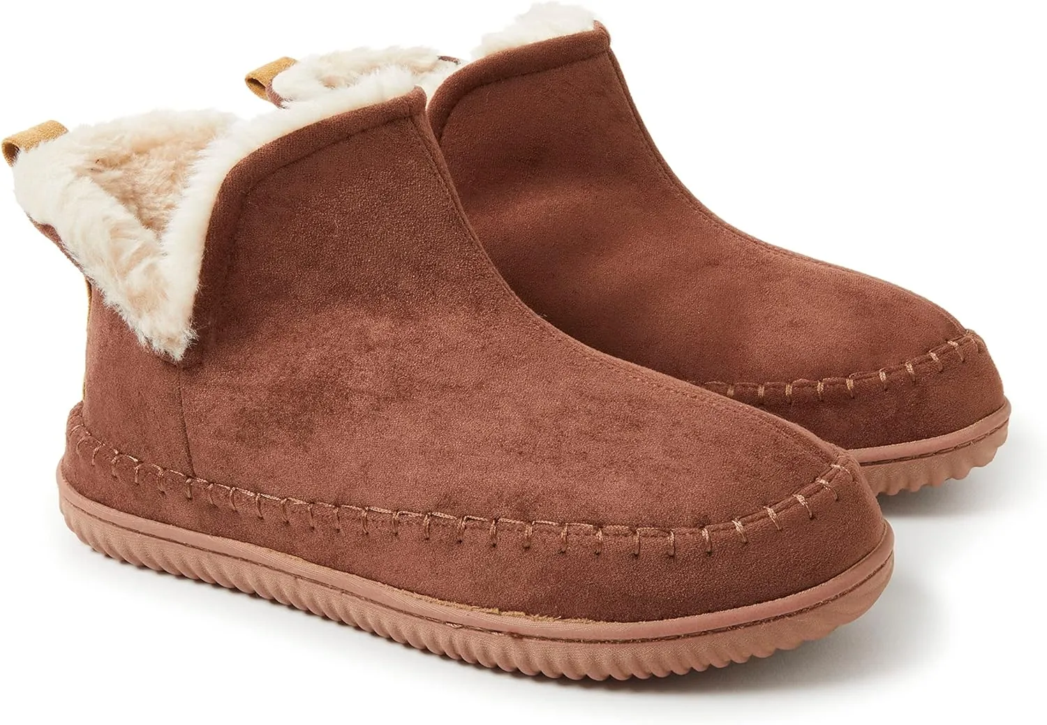Dearfoams Men's Brixen Indoor/Outdoor Memory Foam Boot Alpine Camping Cozy Slipper House Shoe