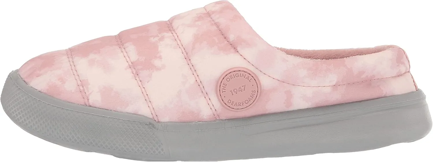Dearfoams Women's Kendra Sport Lounge Memory Foam Clog Slipper
