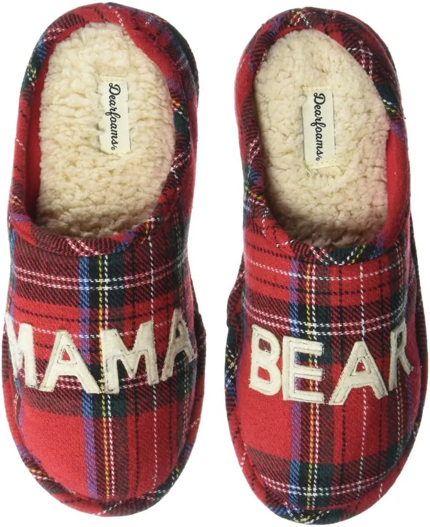 Dearfoams Women's Mama Bear Slipper