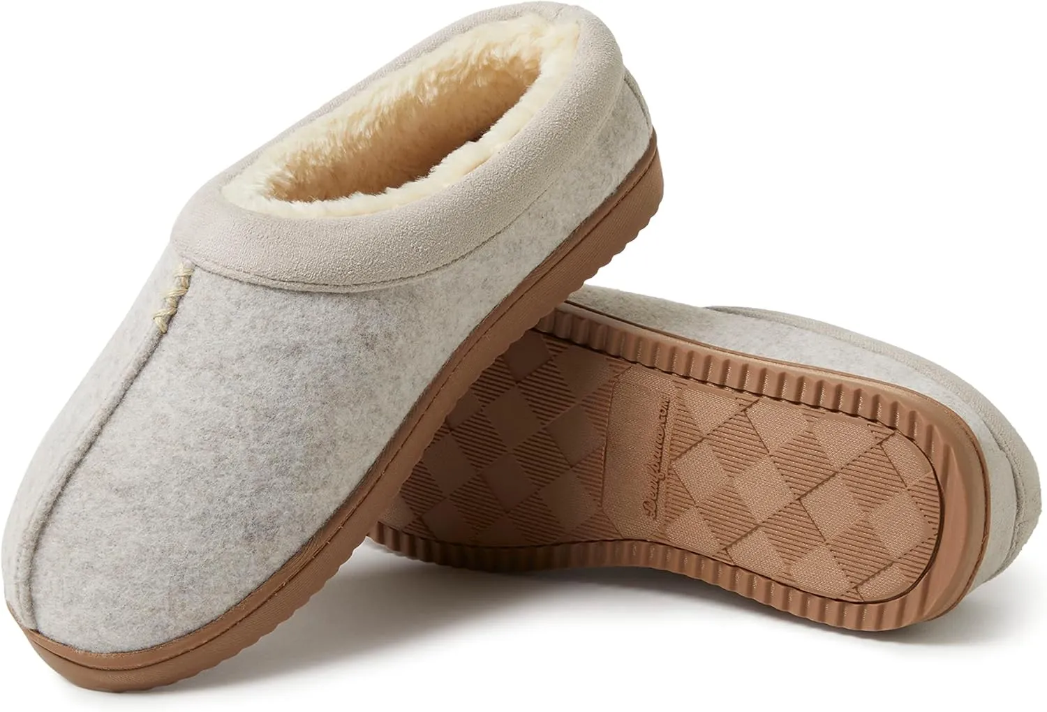 Dearfoams Women's Wren High Vamp Clog Indoor/Outdoor Memory Foam Slipper