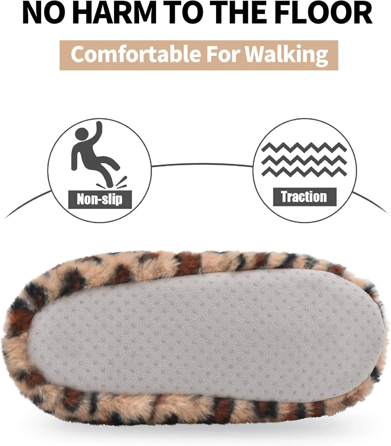 DICUIRD Slipper Socks with Grippers for Women,Winter Cozy&Comfy Boot Slippers for Women
