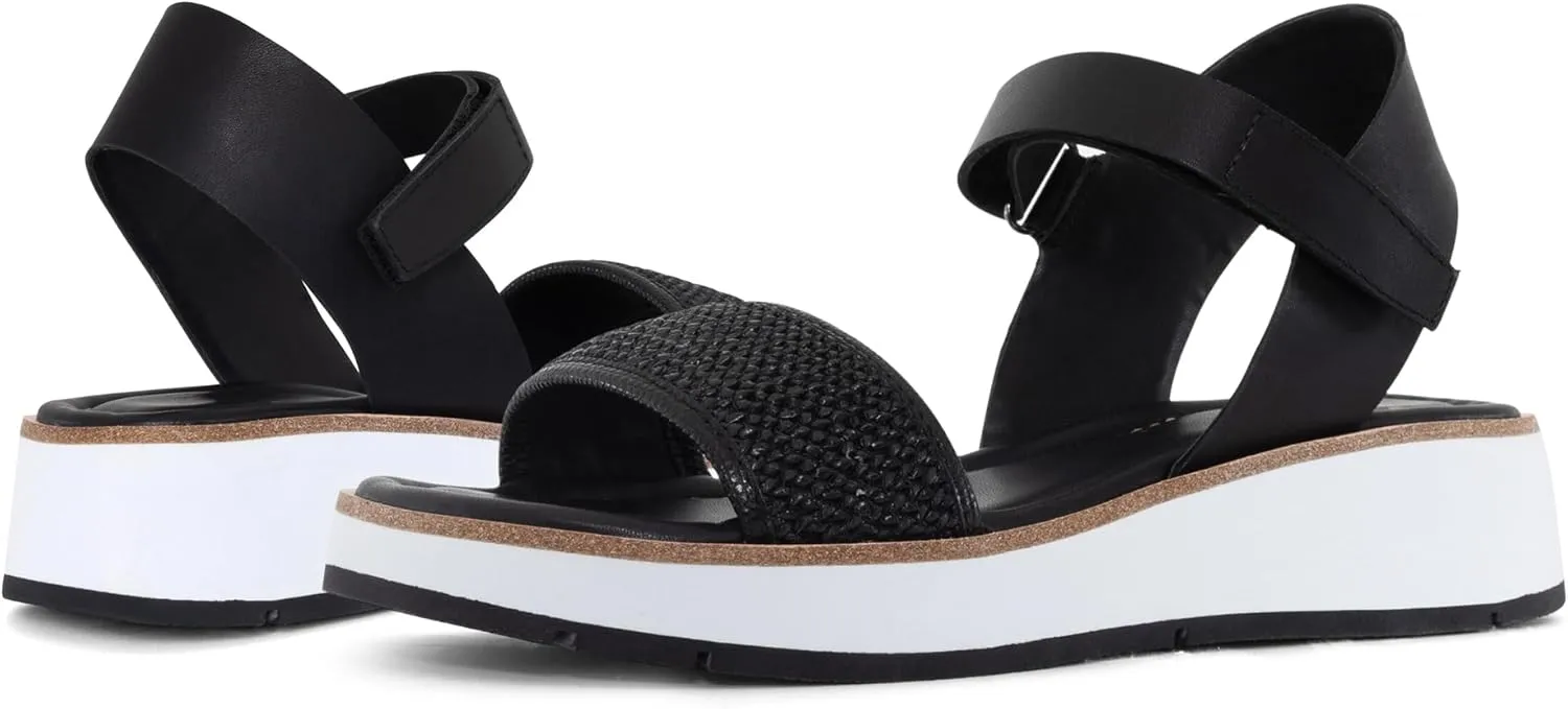 Donald J Pliner Women's Kinsley Raffia Wedge Sandal