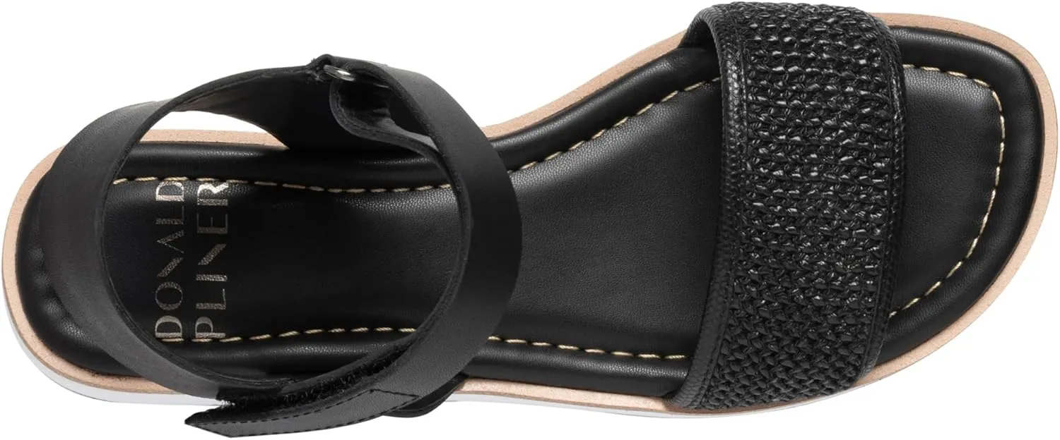 Donald J Pliner Women's Kinsley Raffia Wedge Sandal