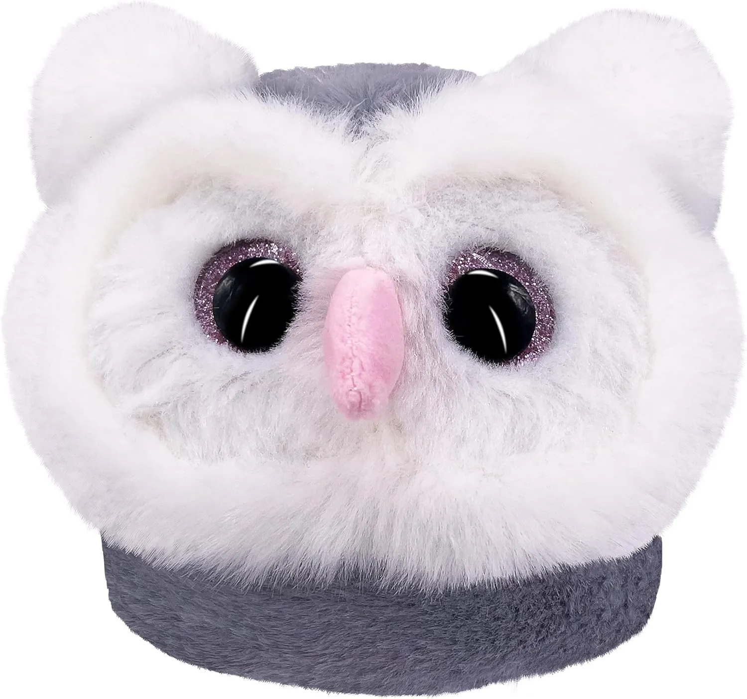 Dream Bridge Toddler Kids Plush Slippers Boys Girls Warm Animal Soft Cozy Cute Cartoon Non-Slip Shoes Winter House Shoes Fuzzy Indoor Bedroom Shoes