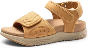 DREAM PAIRS Walking Sandals Women Arch Support Platform Sandals Comfortable Open Toe Hiking Summer Shoes Lightweight Outdoor Athletic Sport Water Sandals