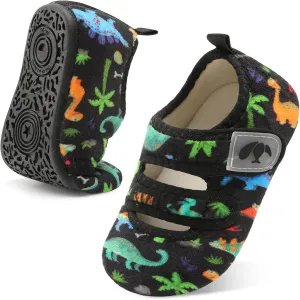 FEETCITY Toddler House Slippers - Boys & Girls Winter Kids Indoor Home Shoes - Warm Socks