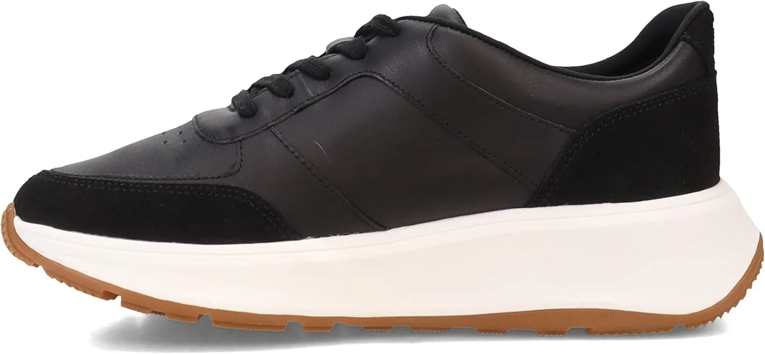 FitFlop Women's F-Mode Leather/Suede Flatform Sneakers