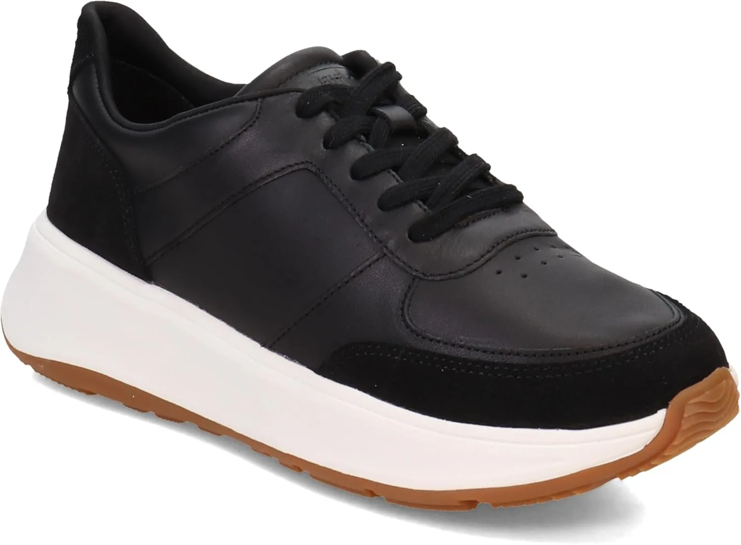 FitFlop Women's F-Mode Leather/Suede Flatform Sneakers