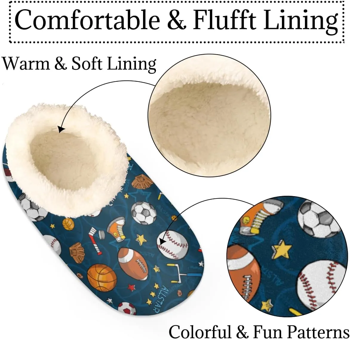 Geometric Cactus Floral Slippers for Women， Soft Cozy Warm Fuzzy Memory Foam House Slippers， Non Slip Closed Back Winter Comfy Plush Ladies House Shoes for Indoor Bedroom