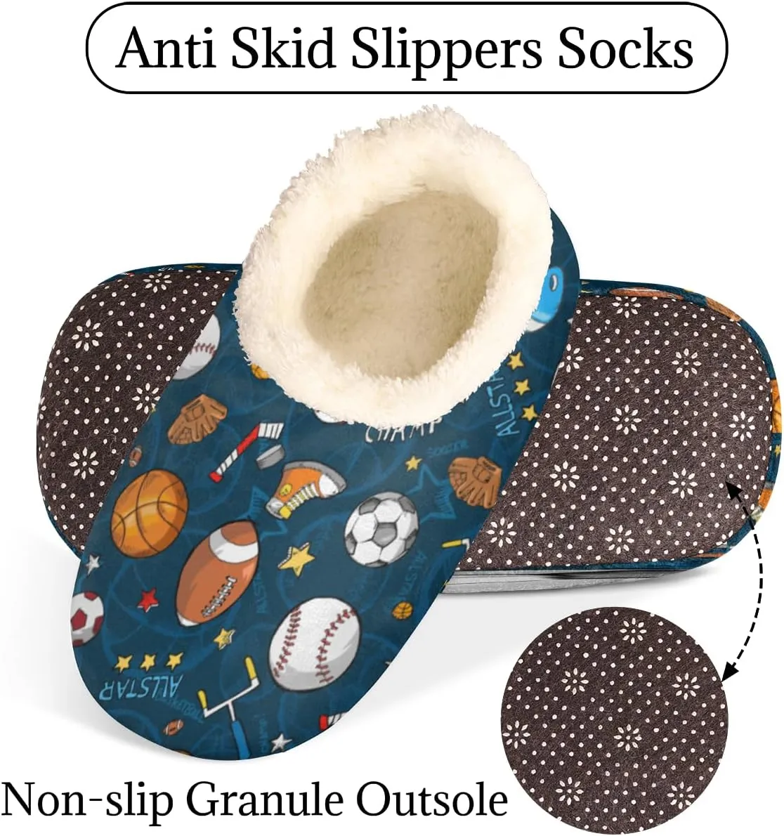Geometric Cactus Floral Slippers for Women， Soft Cozy Warm Fuzzy Memory Foam House Slippers， Non Slip Closed Back Winter Comfy Plush Ladies House Shoes for Indoor Bedroom