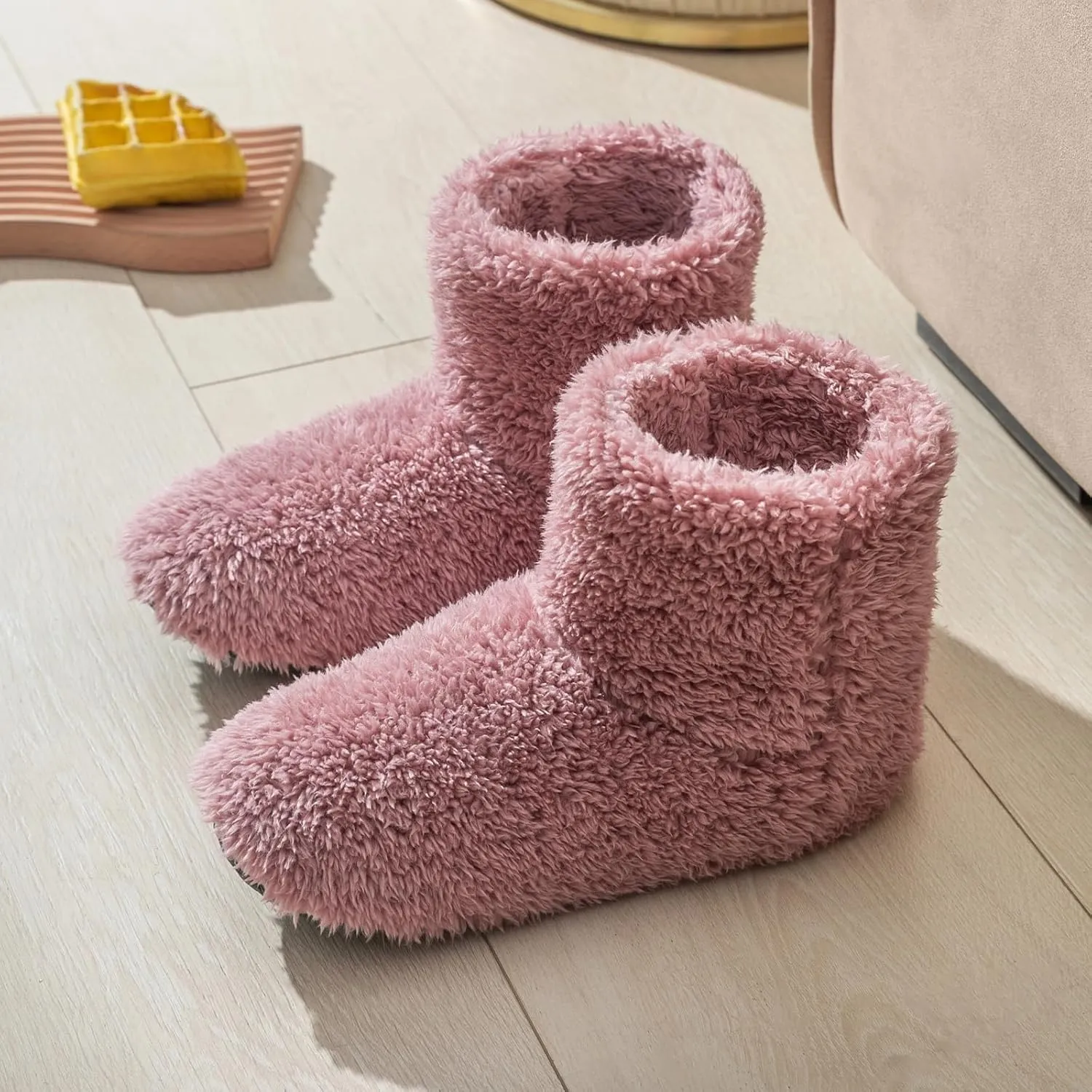Giltpeak Boot Slippers for Women Indoor, Slipper Socks for Women, House Booties, Cozy Warm Lined Slippers for Non-Slip Indoor Slippers
