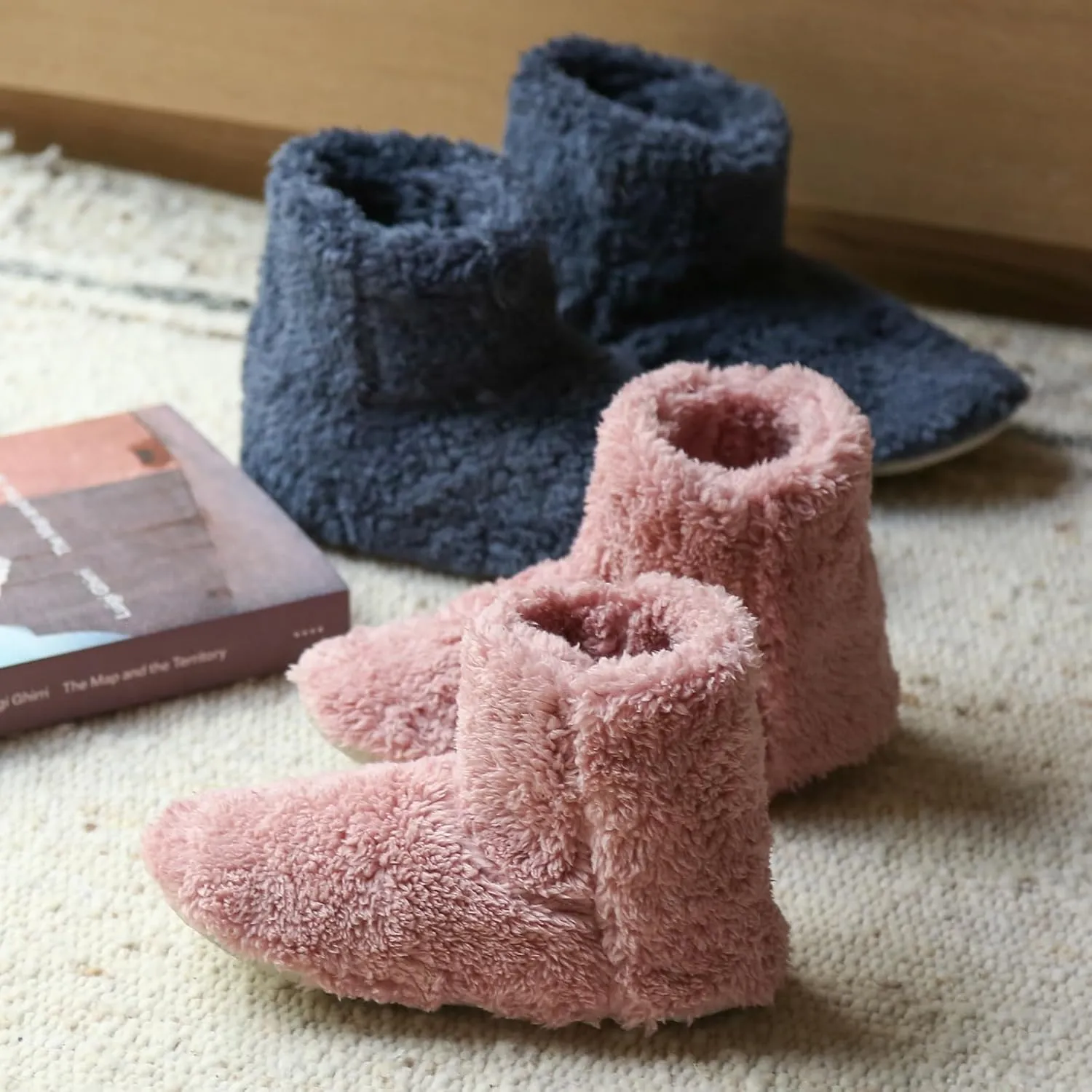 Giltpeak Boot Slippers for Women Indoor, Slipper Socks for Women, House Booties, Cozy Warm Lined Slippers for Non-Slip Indoor Slippers