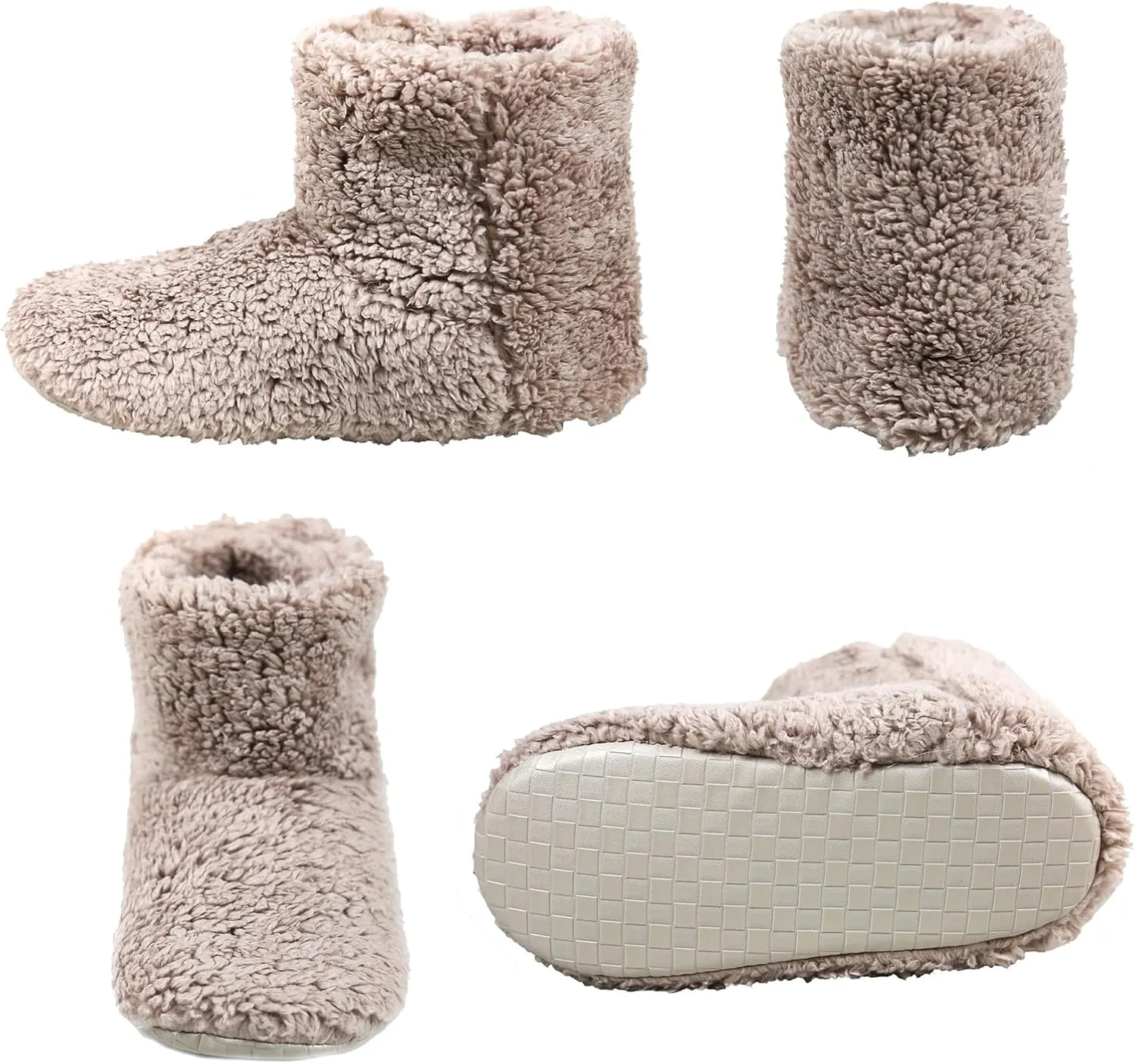 Giltpeak Boot Slippers for Women Indoor, Slipper Socks for Women, House Booties, Cozy Warm Lined Slippers for Non-Slip Indoor Slippers