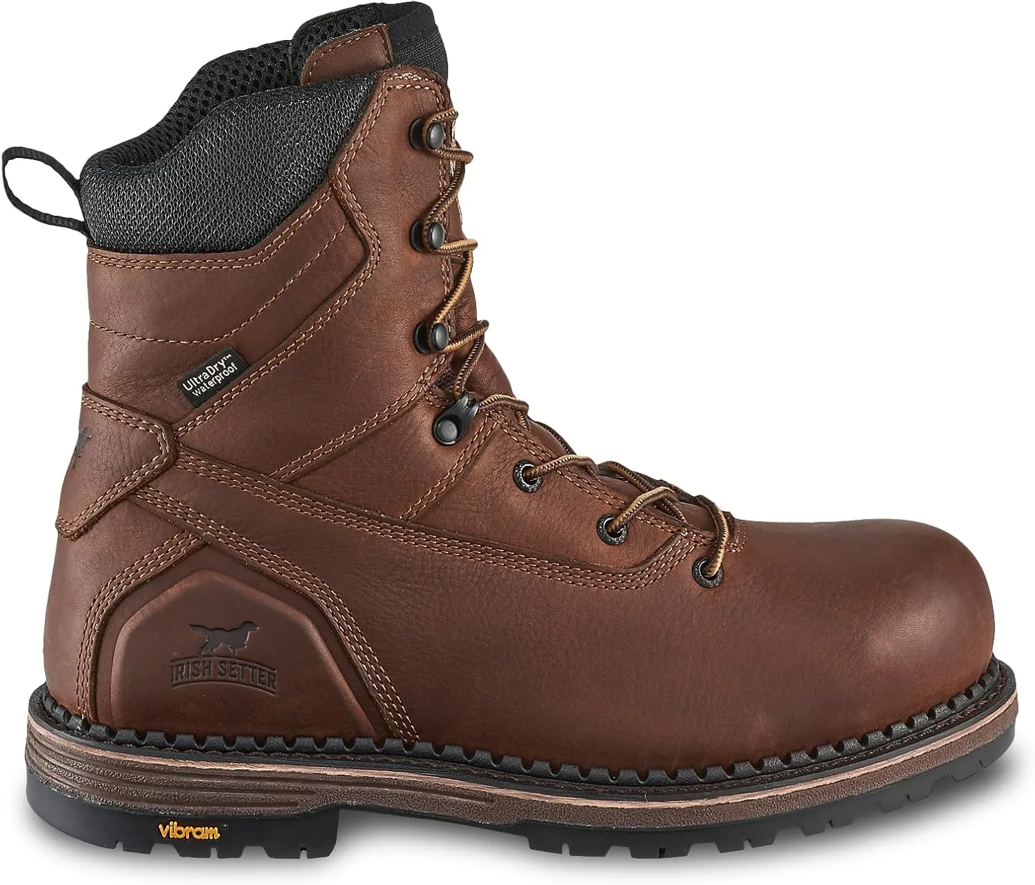 Irish Setter, Edgerton, Men's, 8", Waterproof, Non-Metallic Safety Toe
