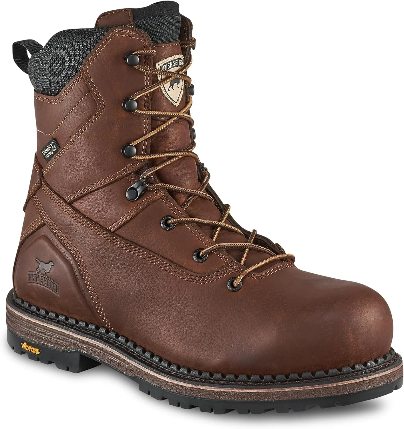 Irish Setter, Edgerton, Men's, 8", Waterproof, Non-Metallic Safety Toe