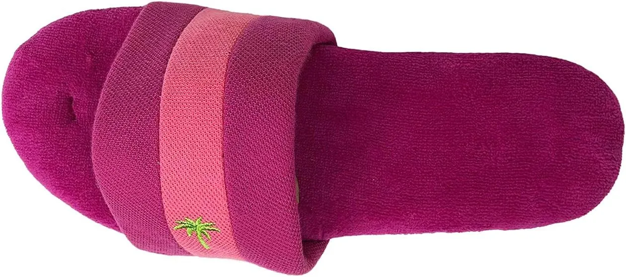 isotoner Cabanas Women's Memory Foam Resort Indoor/Outdoor Slippers