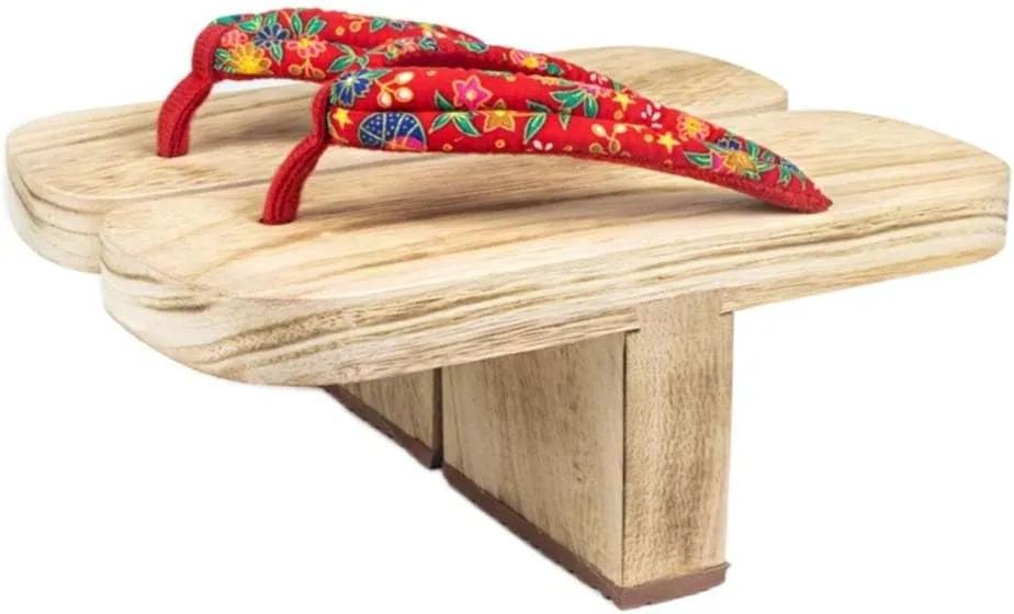 Japanese Style Cosplay Sandal Clogs Wooden Slippers Ninja Flip Flop Geta Sandal Clogs One Tooth Geta Sandals