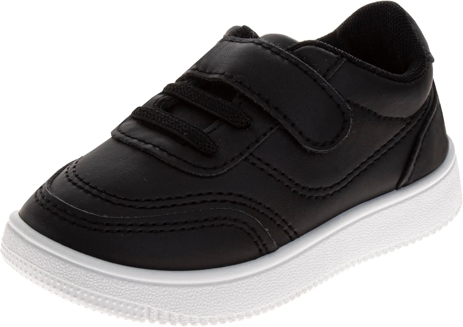 Josmo Kids Casual Sneaker for Girls and Boys - Lightweight Strap Closure Lace Up Shoes Tennis Running Athletic Sneakers (Sizes 5-10 Toddlers)