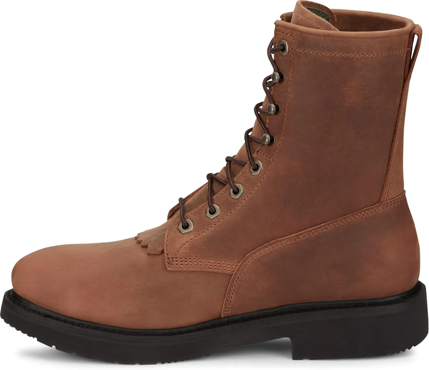 Justin Men's 8" Conductor Lace-Up Work Boot Steel Toe - Ow764