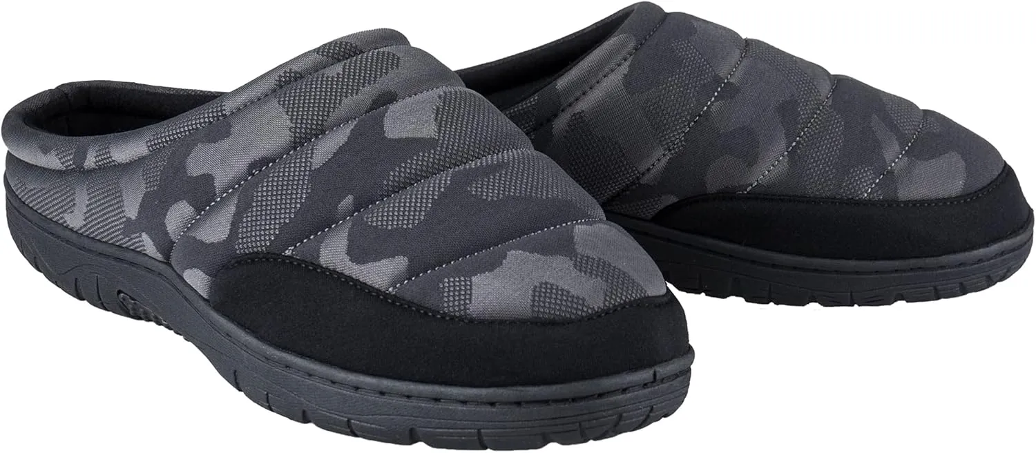 Kenneth Cole Men's Clog Slipper House Shoes with Memory Foam Indoor/Outdoor Sole