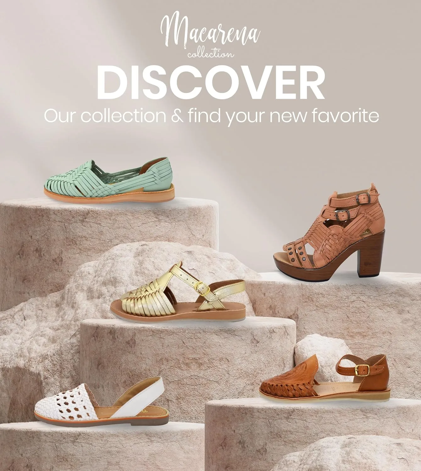 Macarena Collection Womens Shoes Leather Sandals for Women | Huarache Handmade Mexican Sandals | Comfortable & Stylish Womens Sandals 2167
