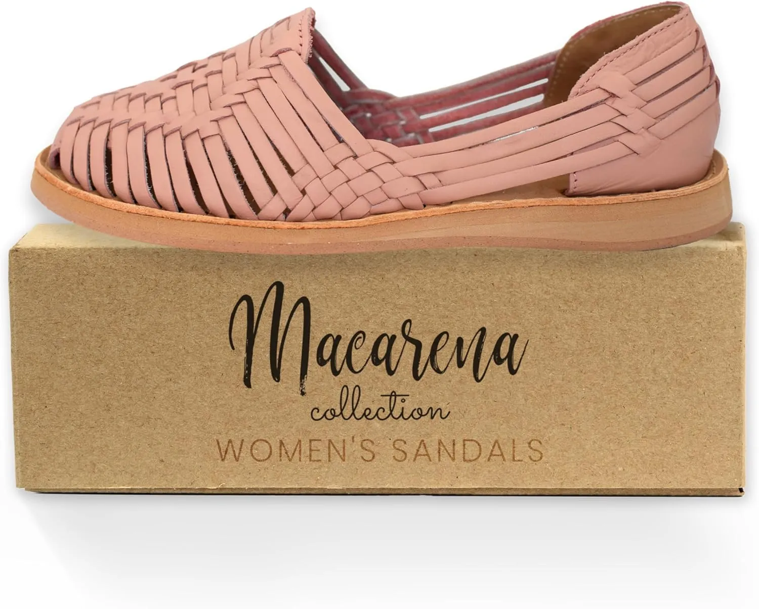 Macarena Collection Womens Shoes Leather Sandals for Women | Huarache Handmade Mexican Sandals | Comfortable & Stylish Womens Sandals 4150