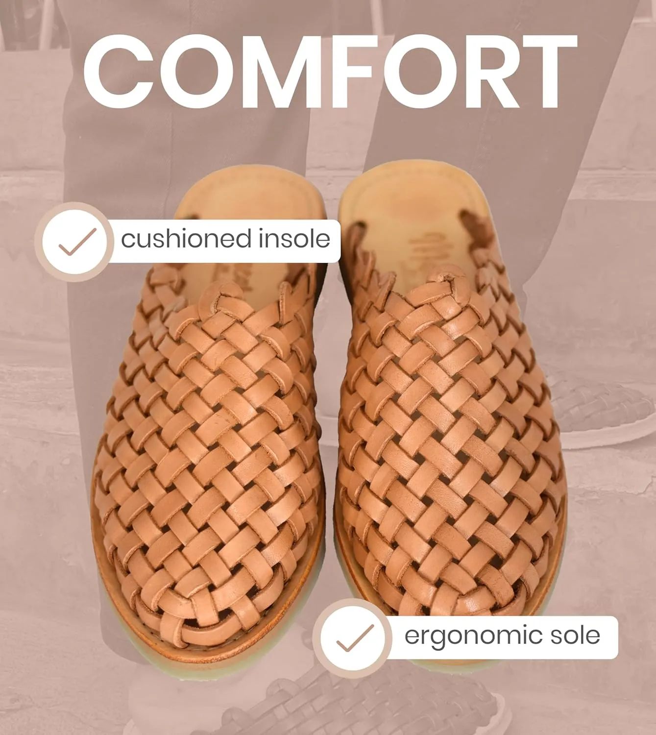 Macarena Collection Womens Shoes Leather Sandals for Women | Huarache Handmade Mexican Sandals | Comfortable & Stylish Womens Sandals Panal