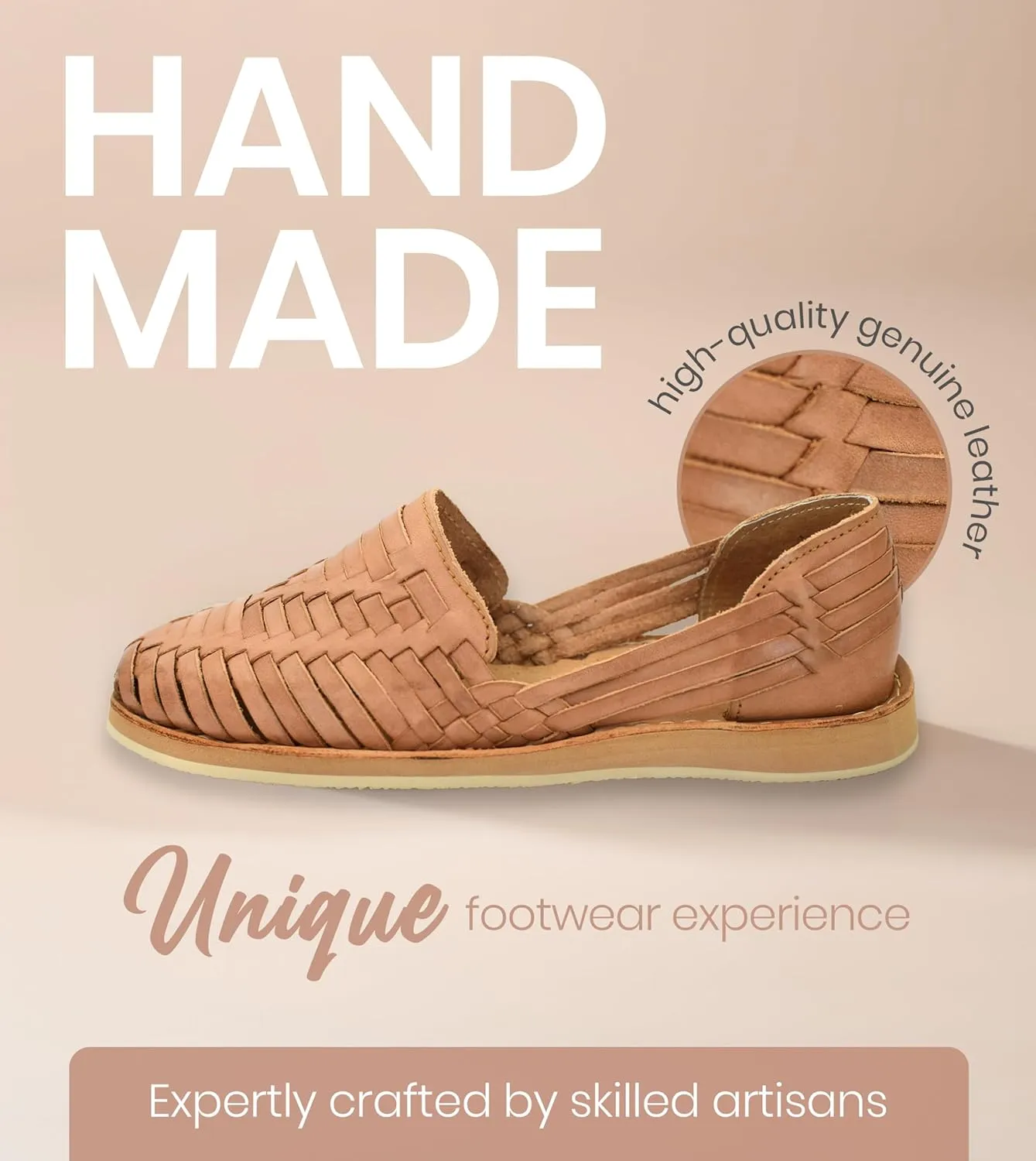 Macarena Collection Womens Shoes Leather Sandals for Women | Huarache Handmade Mexican Sandals Women | Comfortable & Stylish Womens Sandals 813 Style