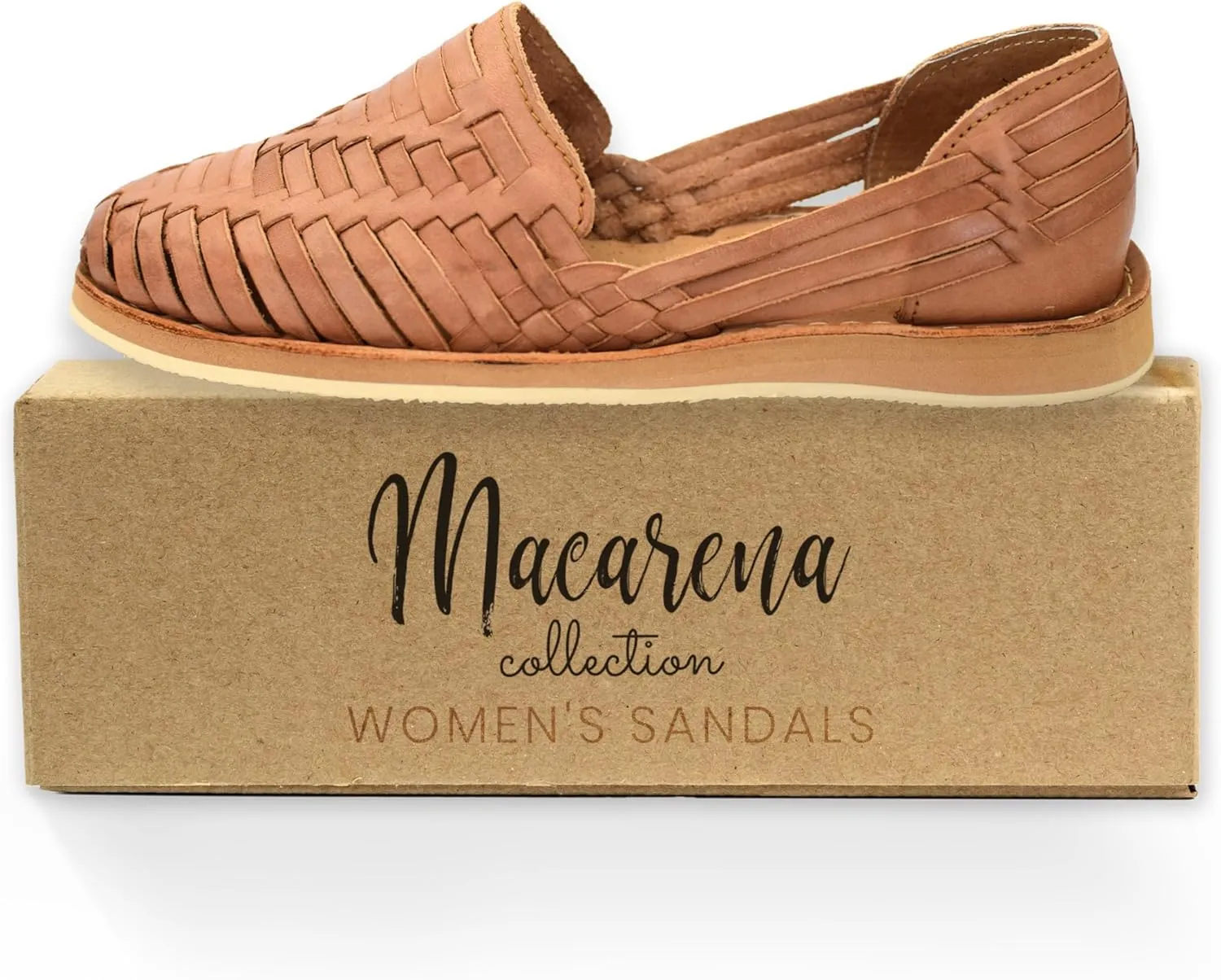 Macarena Collection Womens Shoes Leather Sandals for Women | Huarache Handmade Mexican Sandals Women | Comfortable & Stylish Womens Sandals 813 Style